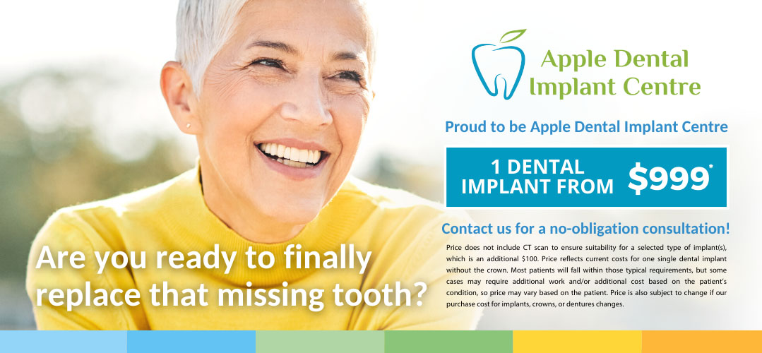 apple dental implant centre member banner